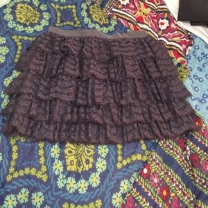 J crew lace mini skirt